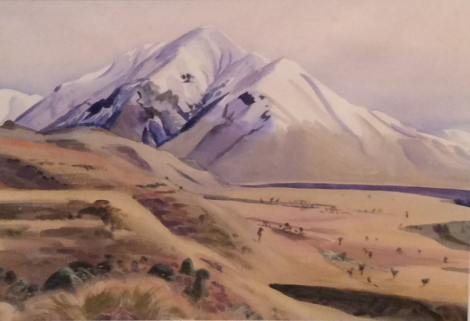 AA Deans |Mt Pakanui| 1959 fr 73.5 x 88 cm |McATamney Gallery and Design Store | Geraldine NZ